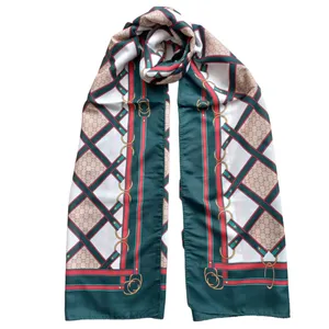 شال زنانه مدل نخی لوزی شطرنجی حاشیه ساده