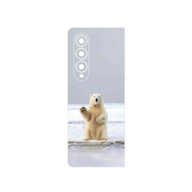 برچسب پوششی ماهوت مدل Polar_bear مناسب برای گوشی موبایل سامسونگ Galaxy Z Fold4