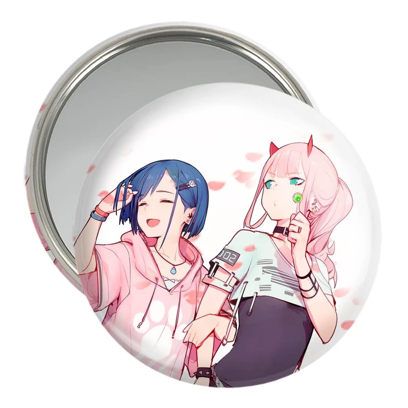 آینه جیبی خندالو مدل دختران فرنکس سوار انیمه دارلینگ در فرنکس  کد 11975