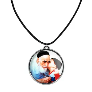گردنبند خندالو مدل امام خمینی (ره) کد 25562557