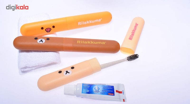 محافظ مسواک کودک ترانه مدل RILAKKUMA محافظ مسواک کودک ترانه مدل RILAKKUMA