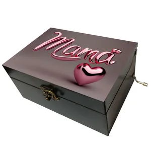 جعبه موزیکال مدل هندلی طرح مادر کد 3055