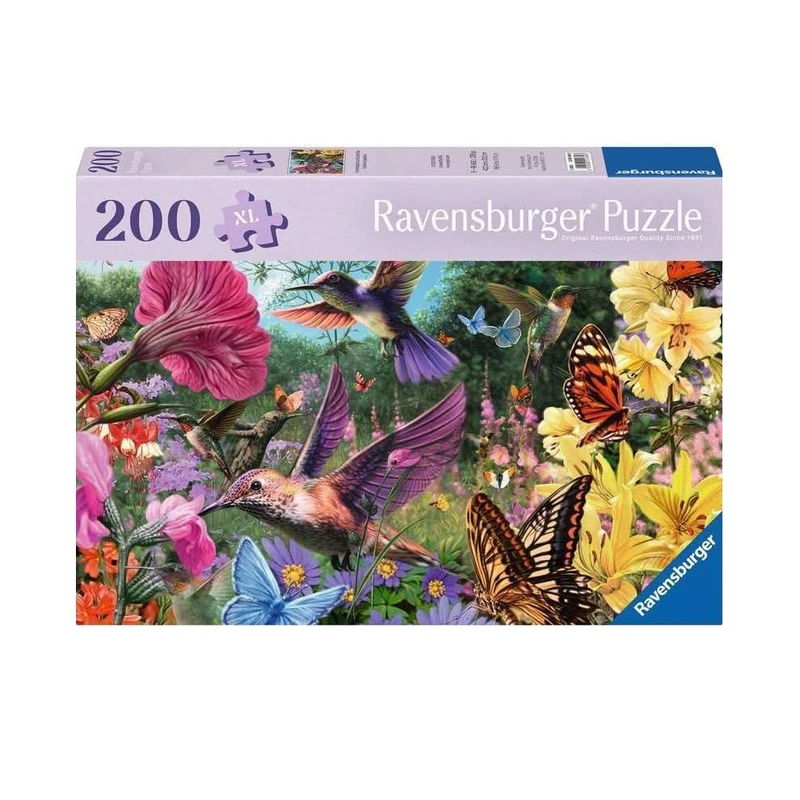 پازل 200 تکه راونزبرگر مدل Hummingbirds and Butterflies کد 12001369 مناسب برای 9 سال به بالا