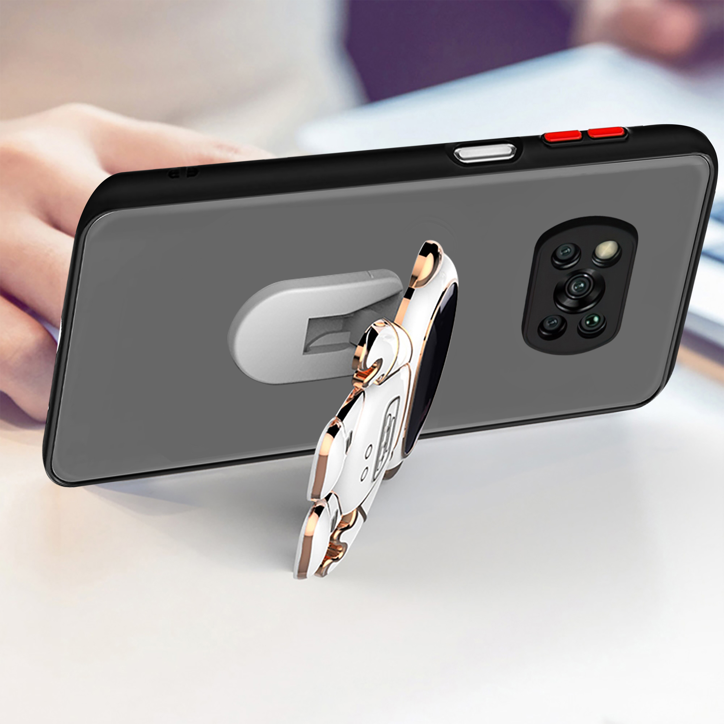 کاور اسپارتان مدل MBC Astronaut مناسب برای گوشی موبایل شیائومی Poco X3 / X3 Pro به همراه بند