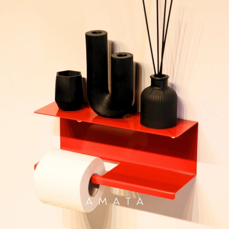 عکس شماره 31 : پایه رول دستمال کاغذی مصنوعات فلزی آماتا 313 مدل amata002