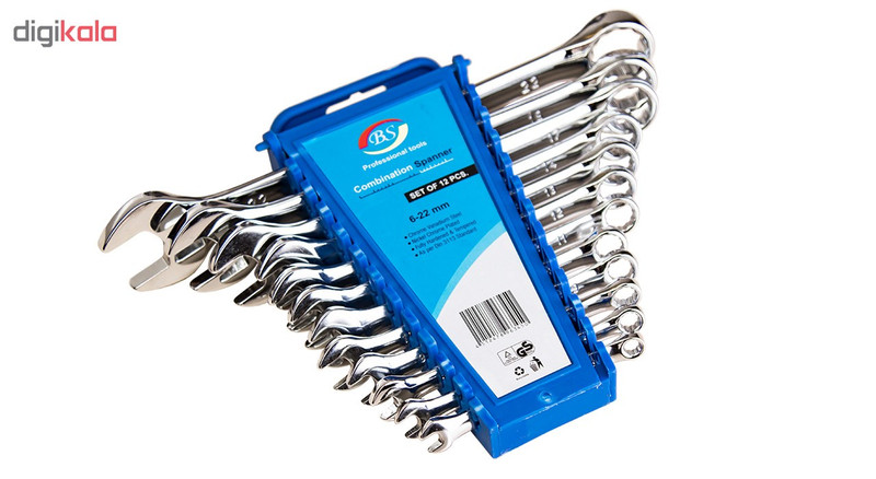مجموعه 12 عددی آچار بی اس مدل 622