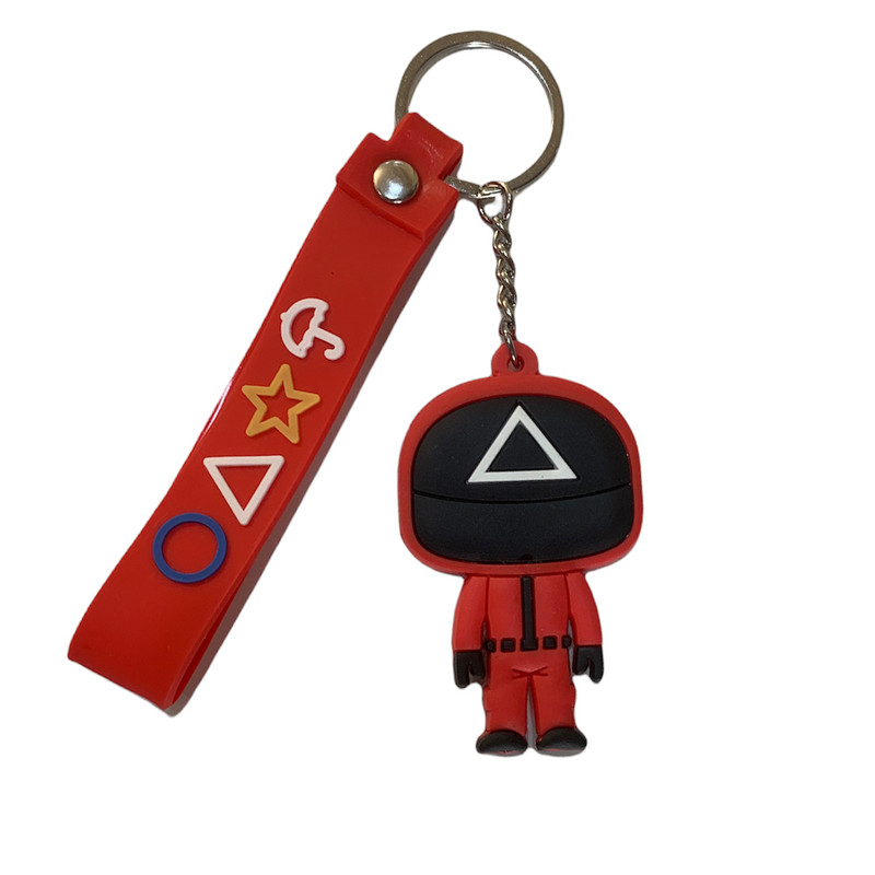 جاکلیدی دخترانه مدل سیلیکونی اسکویید گیم مثلث جاکلیدی دخترانه مدل سیلیکونی اسکویید گیم مثلث