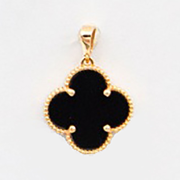 آویز گردنبند طلا 18 عیار زنانه دوست خوب مدل ونکلیف dk791