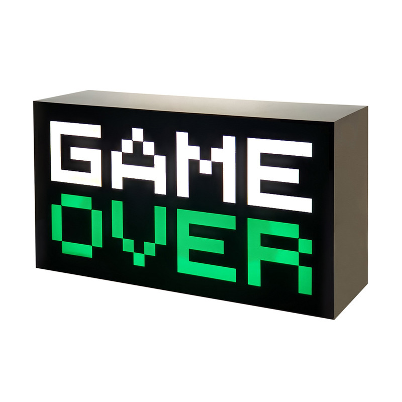 چراغ رومیزی مدل گیمینگ 8 بیت طرح GAME OVER