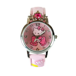 ساعت مچی عقربه ای بچگانه مدل Hello Kitty