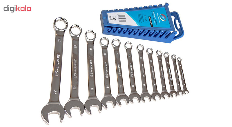 مجموعه 12 عددی آچار بی اس مدل 622