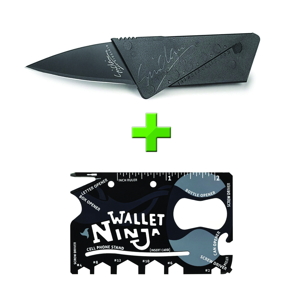خرید                     پک چاقو سینکلر مدل جیبی به همراه آچار و ابزار چندکاره مدل ninja wallet