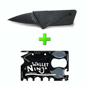 نقد و بررسی پک چاقو مدل جیبی به همراه آچار و ابزار چندکاره مدل ninja walle توسط خریداران