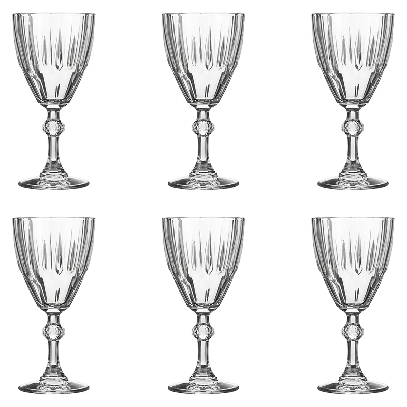 لیوان پاشاباغچه مدل دیاموند کد 44757 بسته 6 عددی