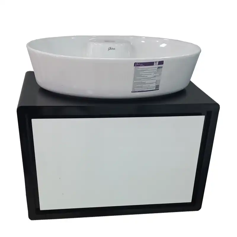 ست کابینت و روشویی مدل هیرو به همراه آینه باکس