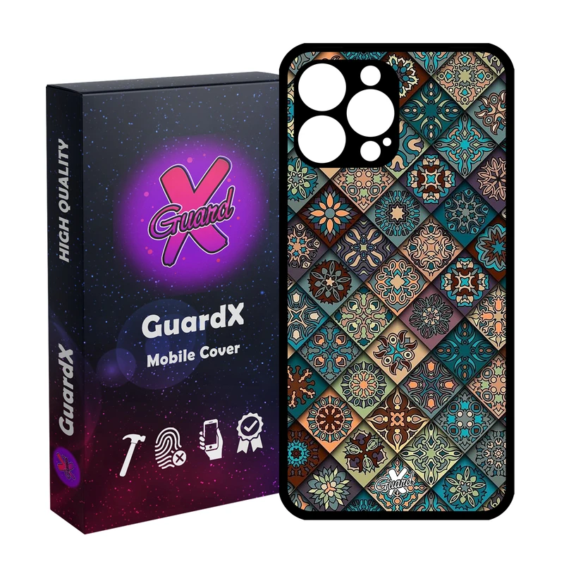 کاور گارد ایکس طرح Tile مدل Glass10093 مناسب برای گوشی موبایل اپل iPhone 14 Pro Max