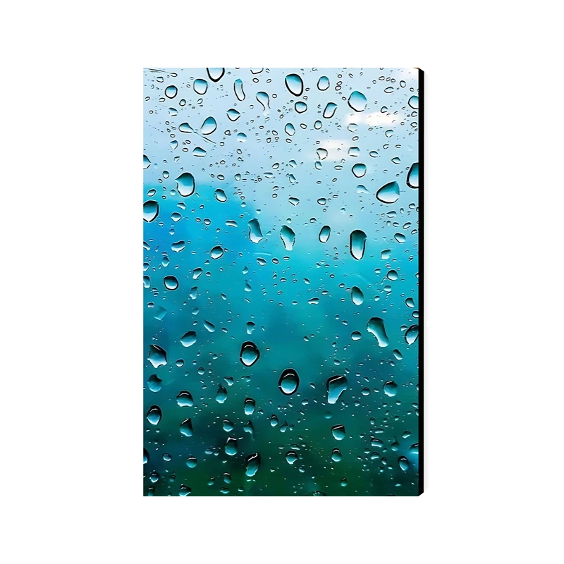 تابلو شاسی عرش مدل فانتزی منظره بارانی کد As4371