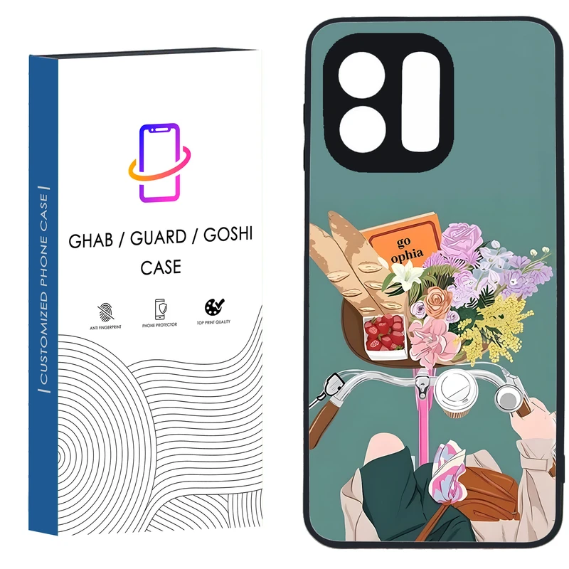 کاور قاب گارد گوشی طرح دخترانه کد 132 - TPU مناسب برای گوشی موبایل شیائومی Redmi Note 12 4G