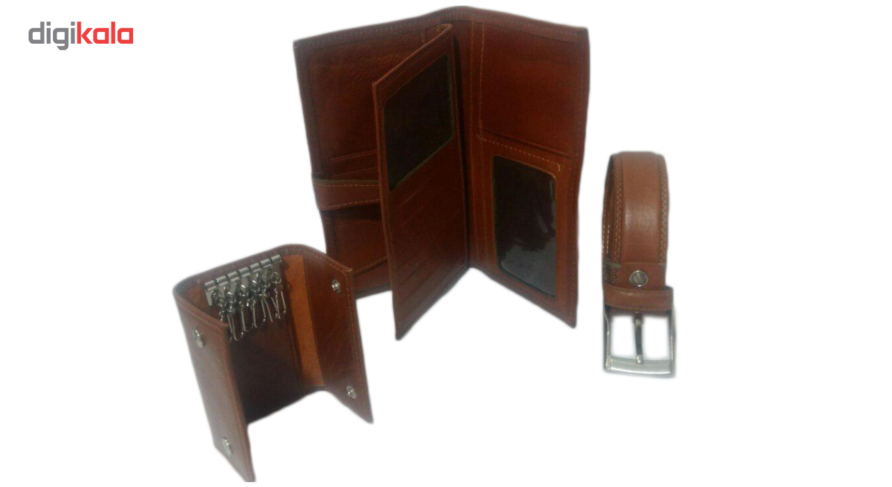 ست هدیه چرم ناب کد K312