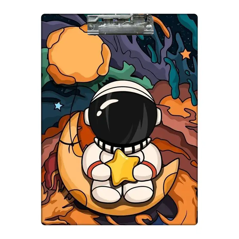 تخته شاسی طرح فانتزی فضانورد و ماه و ستاره کد 1466118 سایز A4