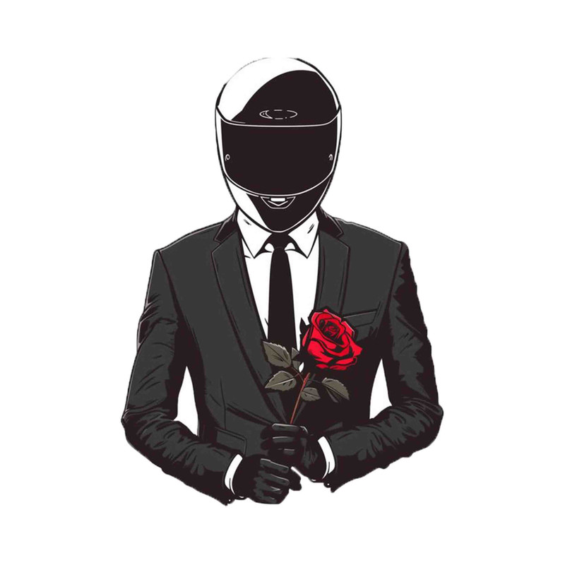 استیکر لپ تاپ مدل موتور سوار کد 2325