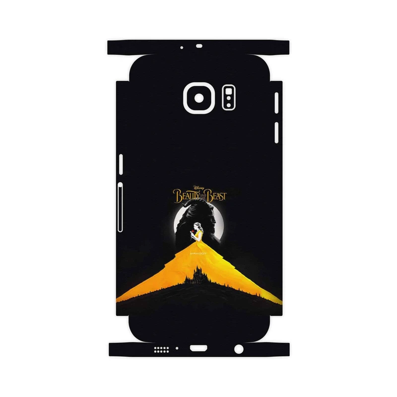 برچسب پوششی ماهوت مدل Beauty and the Beast-FullSkin مناسب برای گوشی موبایل سامسونگ Galaxy S6 Edge