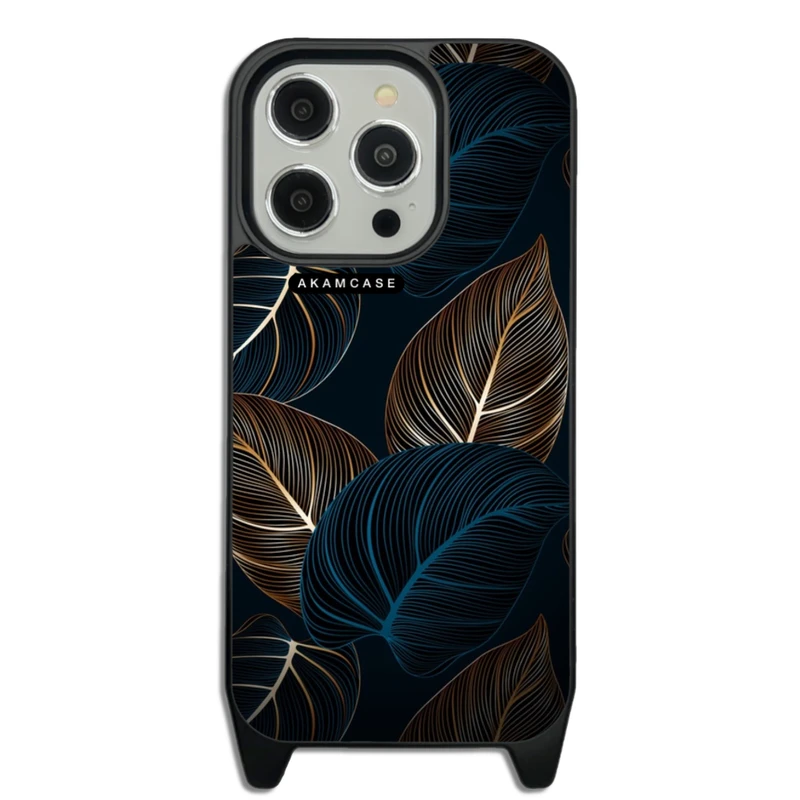 کاور آکام مدل AMCWLA15PRO-LEAVES8 مناسب برای گوشی موبایل اپل iPhone 15 Pro