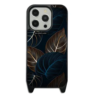AKAM AMCWLA15PRO-LEAVES8 Cover For Apple iPhone 15 Pro