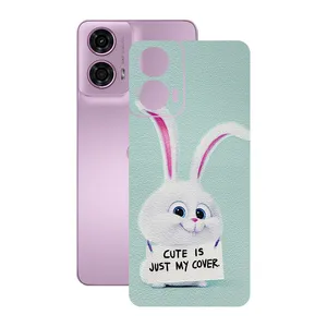 Remax cover sticker Leth model rabbit design suitable for Motorola Moto G24 mobile phone