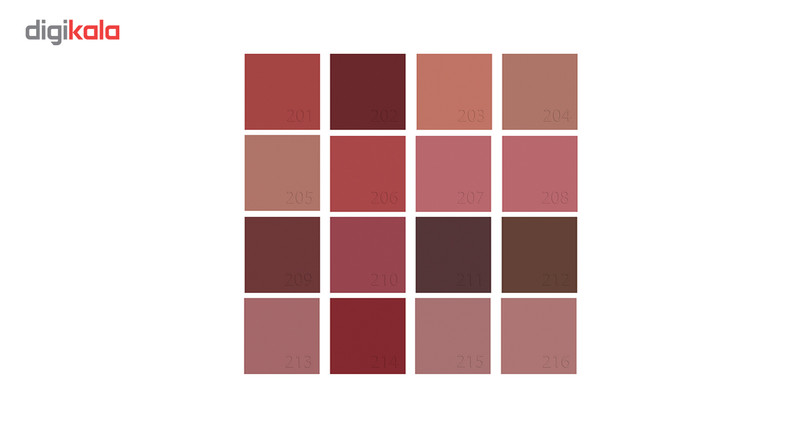 رژ لب مایع الیزکیتا مدل 206 شماره 6