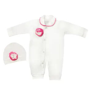 ست سرهمی و کلاه نوزادی مدل 11