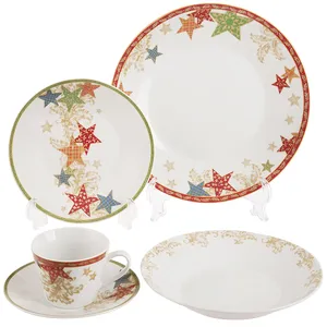 سرویس غذاخوری 20 پارچه Multiplechoice طرح Star Bright کد 20414