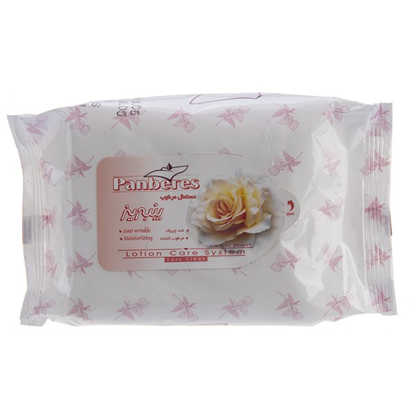 دستمال مرطوب پنبه ریز ضد چروک - بسته 20 عددی