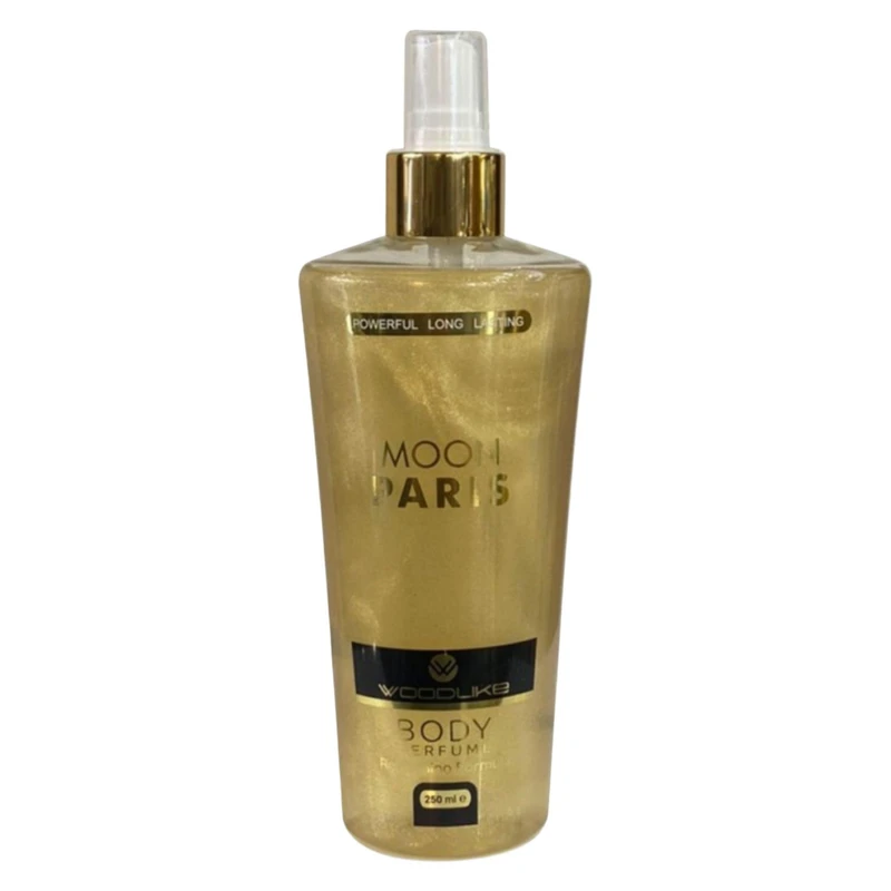 بادی اسپلش زنانه وودلایک مدل مون پاریس شاین دار حجم 250 میلی لیتر