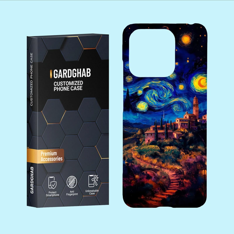 کاور گارد قاب مدل هنری مناسب برای گوشی موبایل شیائومی Redmi 12C / Poco C55