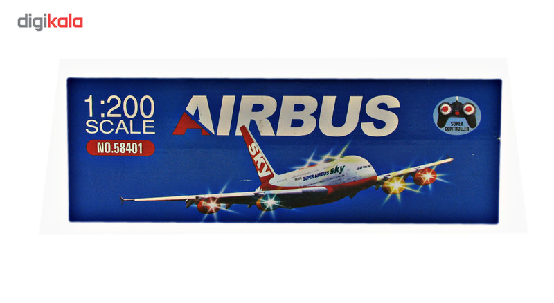 هواپیما کنترلی مدل Airbus 58401