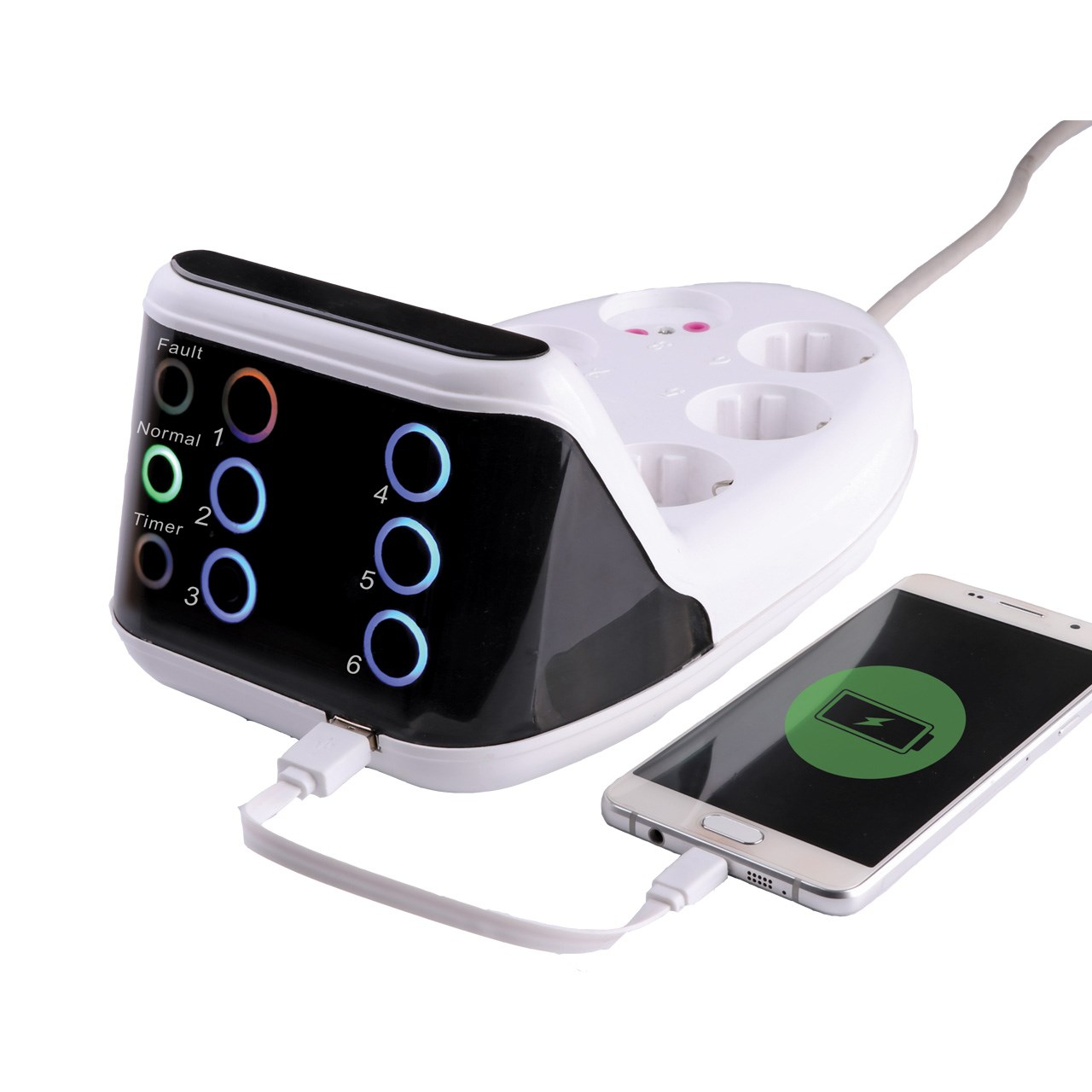 محافظ ولتاژ لمسی با شارژر USB زریران مدل Taraz