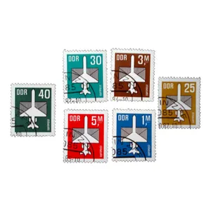 تمبر یادگاری مدل هواپیما کد DS-1085 مجموعه 6 عددی