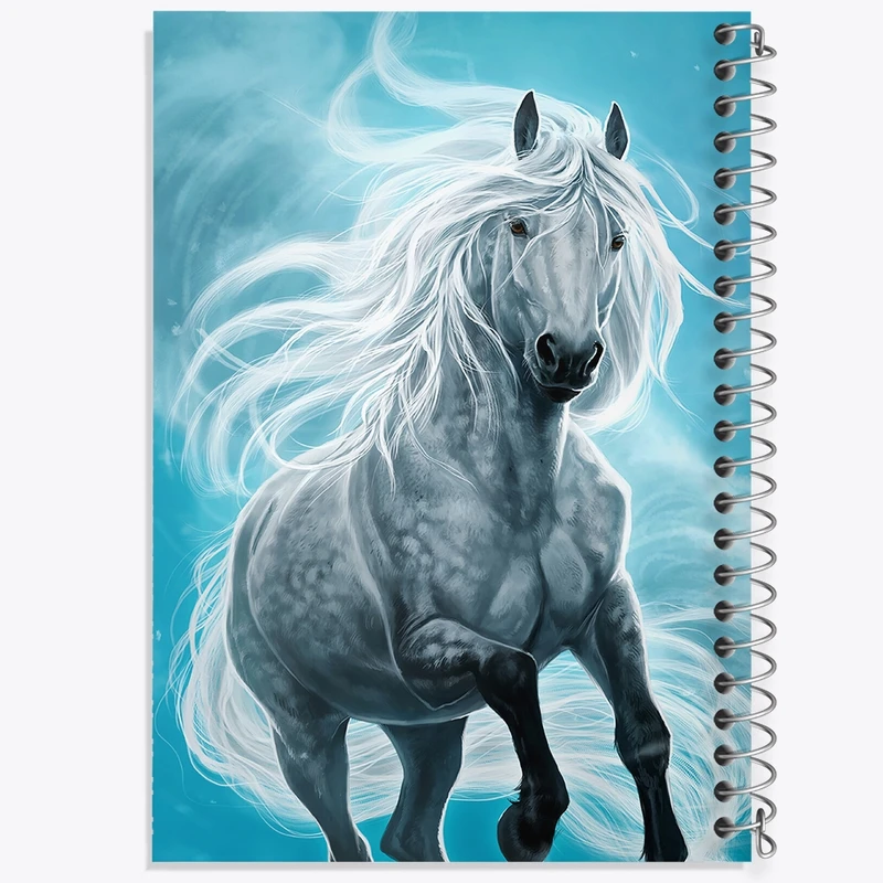 دفتر شطرنجی 50 برگ خندالو مدل اسب کد F1236