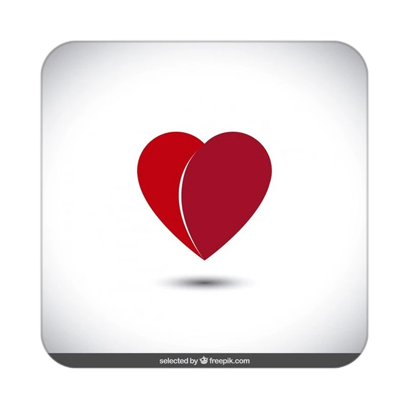 زیر لیوانی کاکتی طرح عاشقانه مدل mp39897