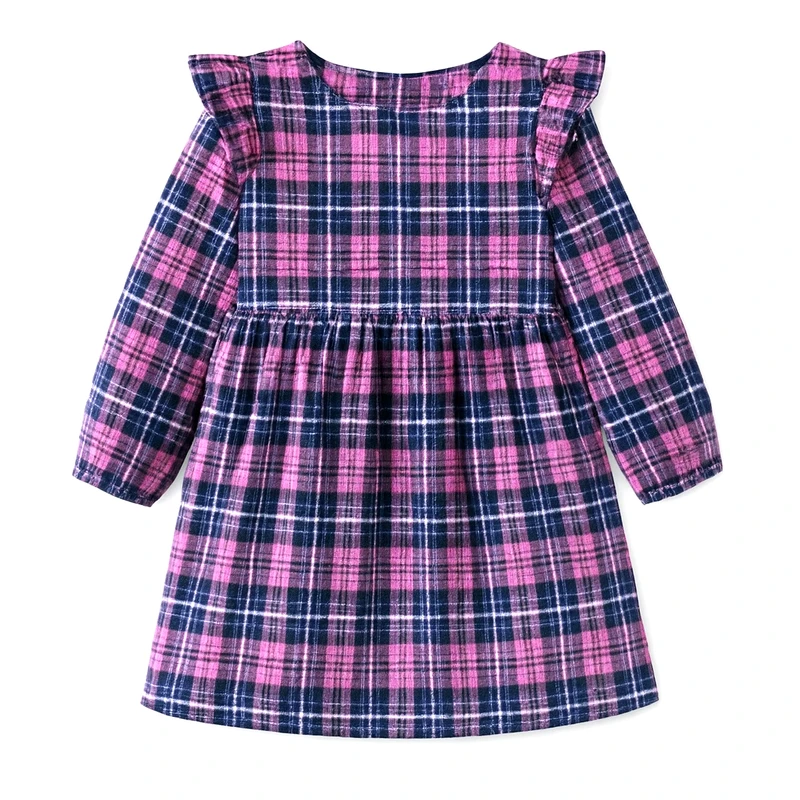 پیراهن آستین بلند یقه گرد دخترانه مدل SUR