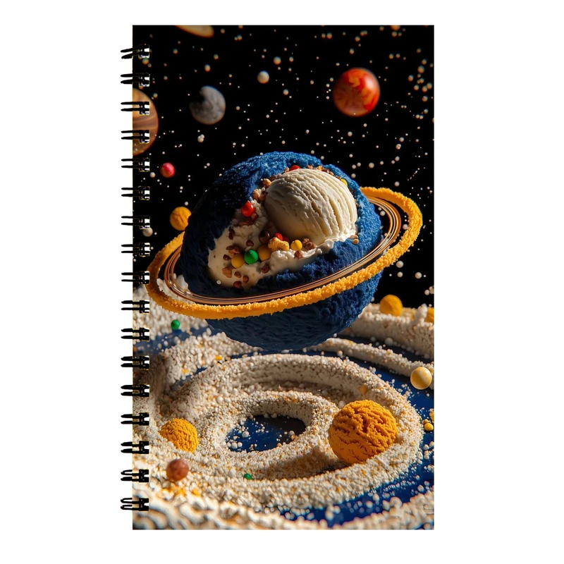 دفتر نت موسیقی 40 برگ طرح کهکشان کد 705