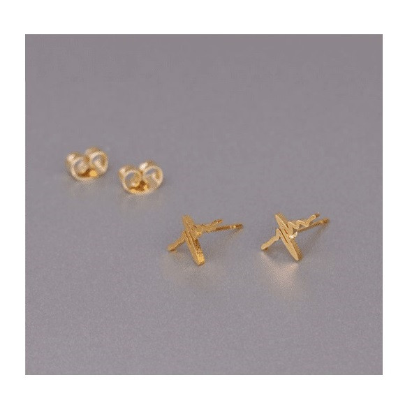 گوشواره زنانه مدل ضربان 97