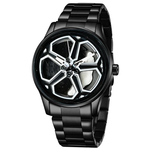 ساعت مچی عقربه‌ای کوارتز مردانه مدل اسپرت صفحه رینگ چرخان کد S1