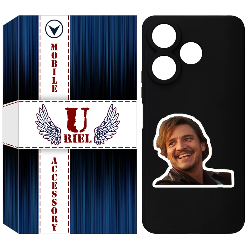 کاور یوریل مدل KSH کد 83 طرح لبخند مناسب برای گوشی موبایل شیائومی Redmi 13x