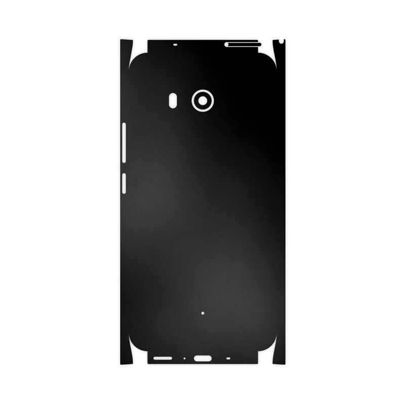 برچسب پوششی ماهوت مدل Black-Matte-FullSkin مناسب برای گوشی موبایل اچ تی سی U11
