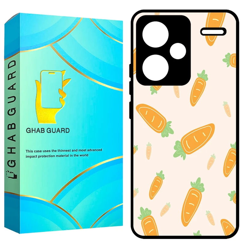 کاور قاب گارد طرح هویج مدل GCHPN13PL مناسب برای گوشی موبایل شیائومی Redmi Note 13 Pro Plus
