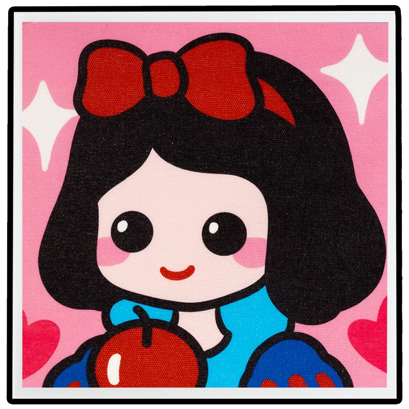 بازی آموزشی سمید مدل ساخت تابلو نقاشی الماسی پوم پوم طرح عروسکی کد 003