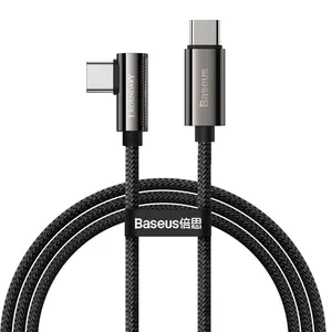 کابل USB-C باسئوس مدل Legend Series Elbow-100W طول 1 متر