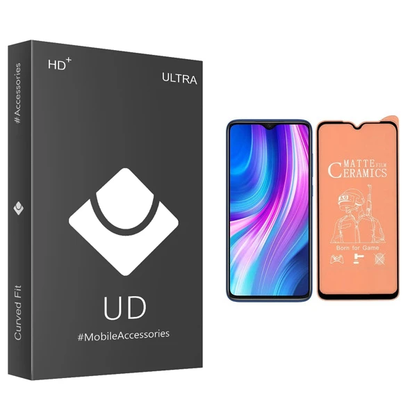محافظ صفحه نمایش مات یو دی مدل ULTRA مناسب برای گوشی موبایل شیائومی Redmi Note 8 Pro